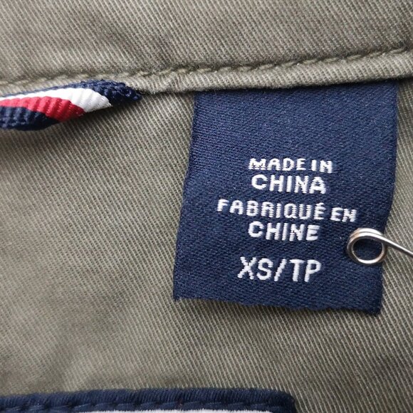 Tommy Hilfiger Ladies Size XS Army Green Zipper & Snap Closure Casual Jacket - Picture 10 of 15